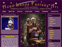 Tablet Screenshot of headlandsfantasyart.com